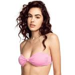 Pinke Billabong Sol Searcher Bandeau Bikinitops mit verstellbaren Trägern für Damen Größe M 