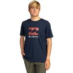 Marineblaue Billabong T-Shirts für Herren Größe XL 