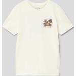 Offwhitefarbene Billabong Kinder T-Shirts aus Baumwolle für Jungen Größe 152 