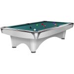 Billardtisch, Pool, Dynamic III, glänzend-weiß, 8 ft. (Fuß), Simonis 760 blaugrün
