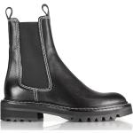 Reduzierte Schwarze Billi Bi Chelsea-Boots aus Leder für Damen Größe 37 