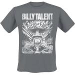 Billy Talent T-Shirt - Crisis Of Faith Cover Distressed - S bis XXL - für Männer - Größe L - charcoal - Lizenziertes Merchandise