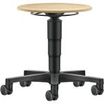 Hellbraune bimos Bürostühle & Schreibtischstühle lackiert aus Buche mit Rollen Breite 0-50cm, Höhe 0-50cm, Tiefe 0-50cm 