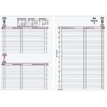 Reduzierte Weiße bind Tageskalender DIN A5 aus Papier 