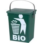 Grüne Biomülleimer 5l aus Kunststoff 