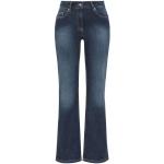 Dunkelblaue Waschbär Bio Nachhaltige Hüftjeans & Low Waist Jeans aus Baumwolle für Damen Größe S 