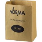 DEMA Vertriebs GmbH Bio Kompostbeutel aus Papier 10-teilig 