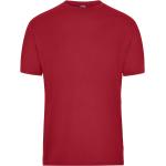 Rote Casual James & Nicholson Bio T-Shirts für Herren Größe 4 XL 