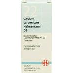 BIOCHEMIE DHU 22 Calcium carbonicum D 6 Tabletten 80 St