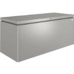 Graue BioHort LoungeBox Auflagenboxen & Gartenboxen 1001l - 3000l verzinkt aus Aluminium rostfrei 