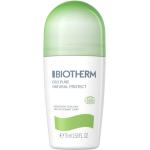 Aluminiumfreie Biotherm Deo Pure Bio Roll-On Roll Ons 75 ml mit Aloe Vera für Damen 