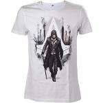 Weiße Bioworld Assassin's Creed Jacob Frye Bio T-Shirts für Herren 