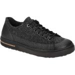 Schwarze Birkenstock Bend Nachhaltige Low Sneaker mit Schnürsenkel in Normalweite aus Leder mit herausnehmbarem Fußbett für Herren Größe 45 