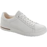 Weiße Birkenstock Bend Nachhaltige Low Sneaker in Schmalweite aus Glattleder für Herren Größe 38 
