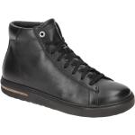 Schwarze Birkenstock Bend Nachhaltige High Top Sneaker & Sneaker Boots mit Schnürsenkel in Normalweite aus Glattleder mit herausnehmbarem Fußbett für Herren 