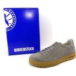 Graue Birkenstock Bend Nachhaltige Low Sneaker aus Leder für Damen Größe 42 