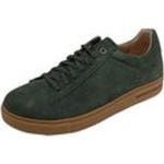 Grüne Birkenstock Bend Low Sneaker mit Schnürsenkel aus Leder für Herren Größe 43 