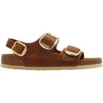 Birkenstock, Milano Big Buckle sandals Brown, Damen, Größe: 37 EU