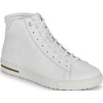 Reduzierte Weiße Birkenstock Bend Nachhaltige High Top Sneaker & Sneaker Boots aus Leder für Herren Größe 38 