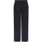 Marineblaue Birkenstock Nachhaltige Pyjamahosen lang für Damen Größe XS 