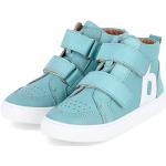 Reduzierte Türkise Bisgaard High Top Sneaker & Sneaker Boots mit Klettverschluss aus Leder atmungsaktiv für Kinder Größe 34 
