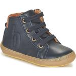 Reduzierte Marineblaue Bisgaard High Top Sneaker & Sneaker Boots aus Leder für Kinder Größe 27 
