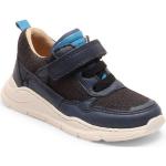 Blaue Bisgaard Low Sneaker mit Klettverschluss in Normalweite aus Gummi für Kinder Größe 33 