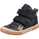 Reduzierte Dunkelblaue Bisgaard High Top Sneaker & Sneaker Boots mit Klettverschluss aus Leder für Kinder 