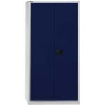 Blaue Bisley Aktenschränke lackiert aus Metall abschließbar Breite 50-100cm, Höhe 150-200cm, Tiefe 0-50cm 