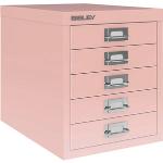 BISLEY MultiDrawer™ L125 Schubladenschrank pink 5 Schubladen 27,9 x 38,0 x 32,5 cm