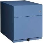 Blaue Bisley Note Rollcontainer aus Stahl mit Schublade Breite 0-50cm, Höhe 0-50cm, Tiefe 0-50cm 
