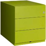 Grüne Bisley Note Rollcontainer aus Stahl mit Schublade Breite 0-50cm, Höhe 0-50cm, Tiefe 0-50cm 