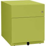 Grüne Bisley Note Rollcontainer mit Schublade Breite 0-50cm, Höhe 0-50cm, Tiefe 50-100cm 