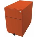 Bisley - Rollcontainer Note™ - inkl. 5. Rolle, 1 Universalschublade, 1 - Farbe: orange