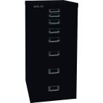 Schwarze Bisley Schubladenschränke aus Stahl mit Schublade Breite 350-400cm, Höhe 50-100cm, Tiefe 50-100cm 
