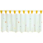 Gelbe Scheibengardinen & Küchengardinen aus Textil transparent 