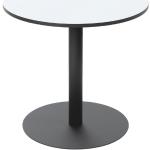 Schwarze Runde Runde Tische 80 cm aus Melamin Breite 50-100cm, Höhe 50-100cm, Tiefe 50-100cm 