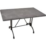 Schwarze Moderne Gravidus Tischgestelle & Tischkufen aus Stein Breite 100-150cm, Höhe 100-150cm, Tiefe 50-100cm 