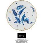 Bitossi - La Tisch Zerlegt - Abracadabra - flacher Boden Blumen Blau - CM 23
