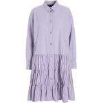 Lavendelfarbene Elegante Bitte Kai Rand Shirtkleider aus Baumwolle für Damen Größe S 
