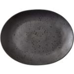 Bitz Grillteller oval 30x22 cm schwarz matt