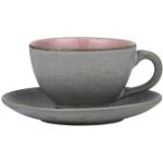 Pinke Bitz Teetassen aus Keramik 