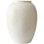 Cremefarbene Retro 20 cm Bitz Vasen & Blumenvasen 20 cm matt aus Steingut 