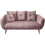 Reduzierte Rosa ALEA Zweisitzer-Sofas aus Textil Breite 150-200cm, Höhe 50-100cm, Tiefe 100-150cm 2 Personen 