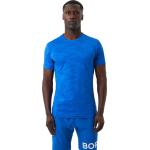 Reduzierte Blaue Maritime T-Shirts aus Polyester für Herren Größe S 