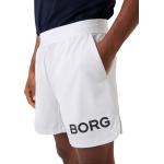 Reduzierte Weiße Björn Borg Stretch-Shorts aus Polyester für Herren Größe XXL 