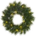 Tannengrüne Black Box Trees Weihnachtstürkränze LED beleuchtet 