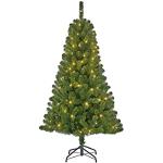 Black Box Trees Charlton Künstlicher Weihnachtsbaum mit LED-Beleuchtung – H155 x Ø91 cm – Grün