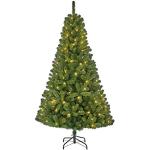 Black Box Trees Charlton Künstlicher Weihnachtsbaum mit LED-Beleuchtung – H185 x Ø115 cm – Grün