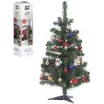 Black Box Trees Joy Künstlicher Weihnachtsbaum mit Dekoration und LED-Beleuchtung - H90 x D 50 cm - Grün - grün Synthetisches Material 1084906